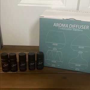 Saje Essential Oils with Aroma Diffuser